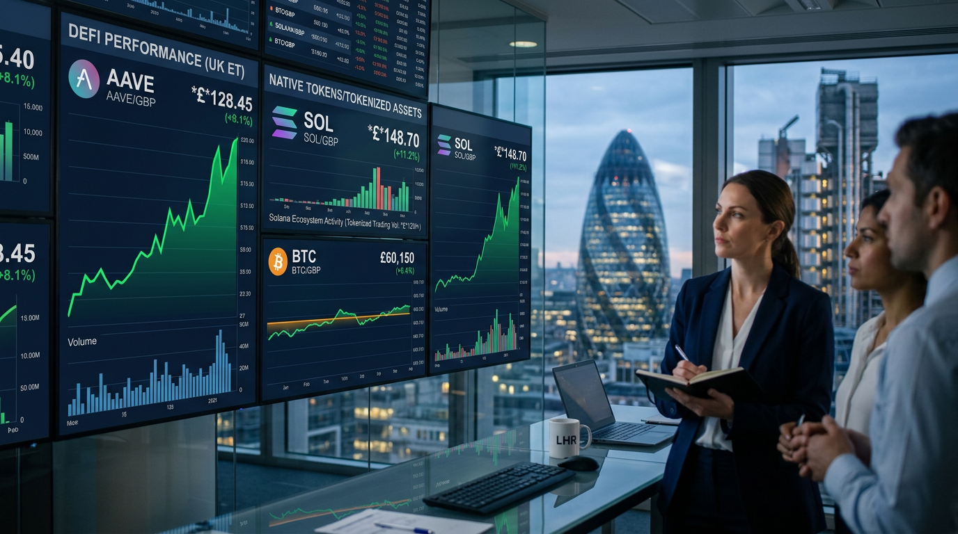 Aave & Solana Lead Crypto Rally Amid Bitcoin Stability