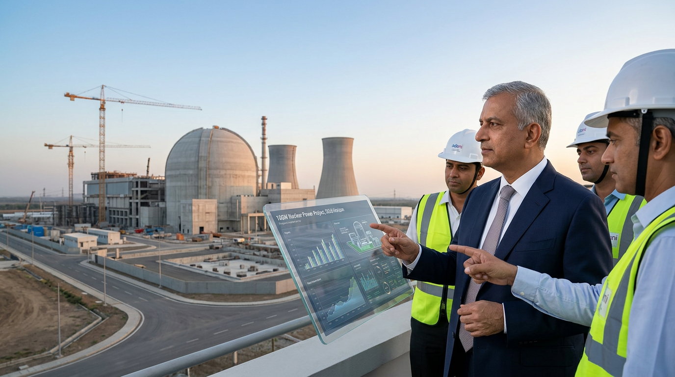 Adani Eyes 10GW Nuclear Power by 2035 in India Push