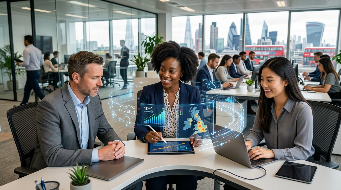 AI Investment Fuels UK Job Growth, Challenges Lay-off Fears