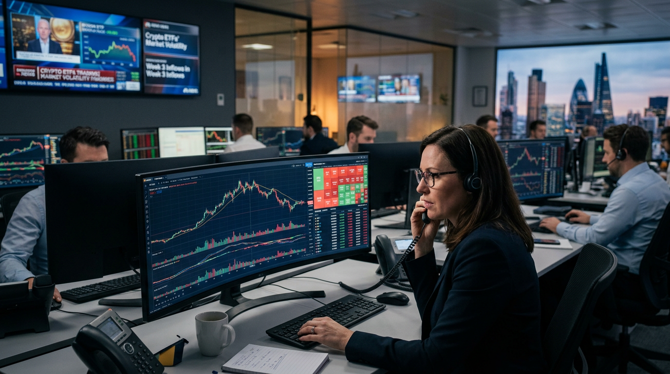 Bitcoin ETFs post third straight weekly inflows despite $465 million in late-week losses