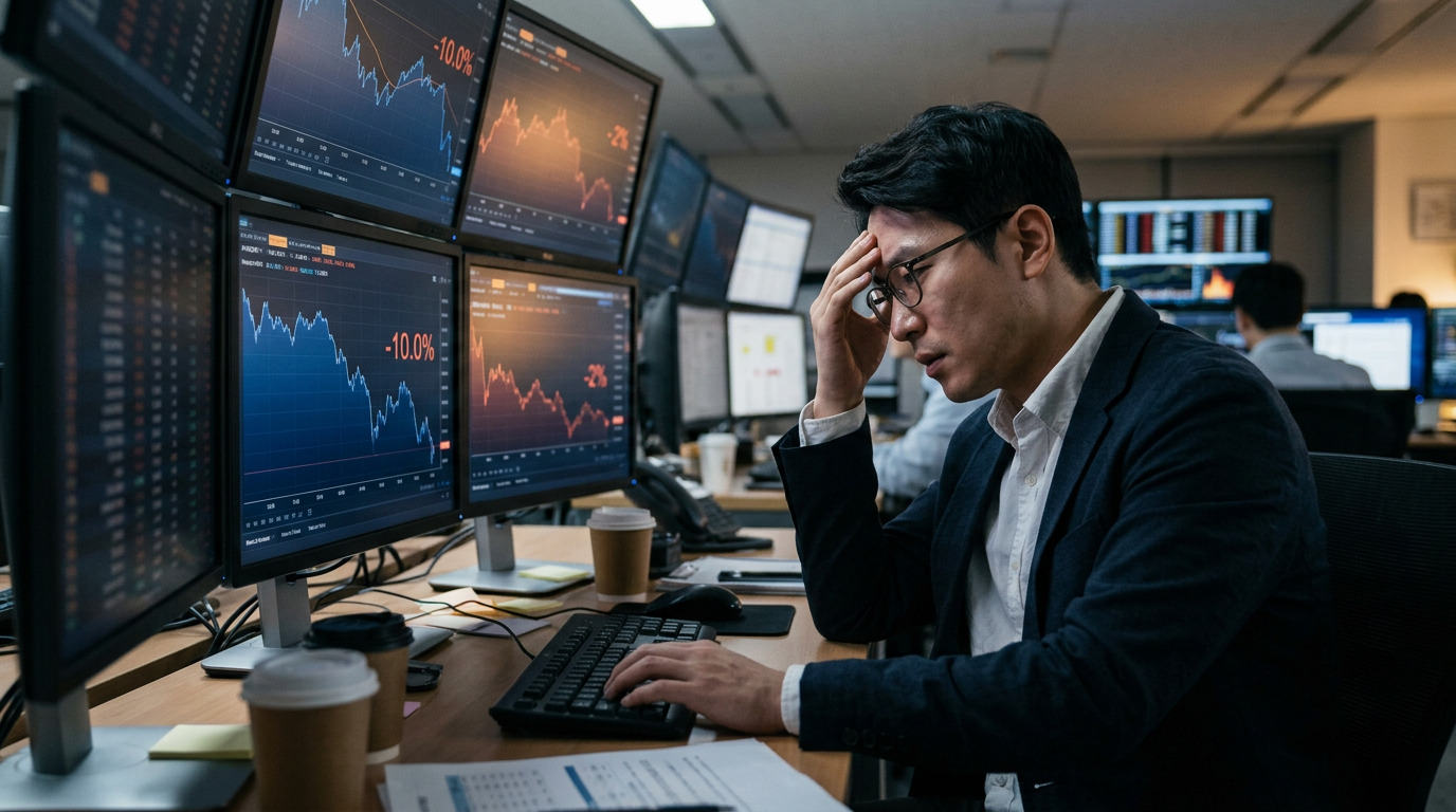 Bitcoin slides 2% after U.S. close while Korea’s Kospi plunges 10%