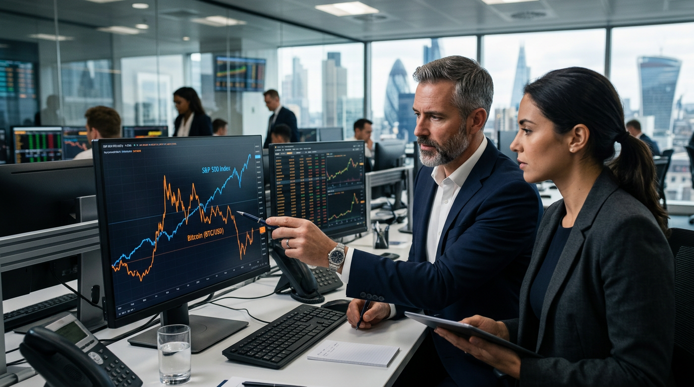 Bitcoin Bulls Face Headwinds: S&P 500 Ratio Shifts