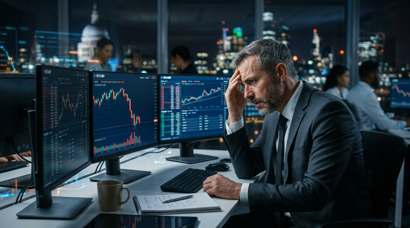 Bitcoin Hits £46k Low, Short Squeeze Looms for Crypto