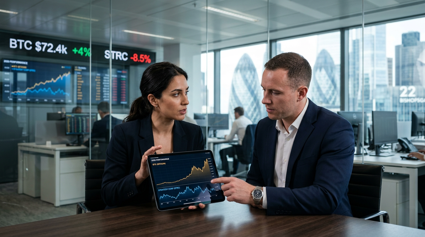 Bitcoin Outperforms Strategy Corp Amidst Crypto Downturn