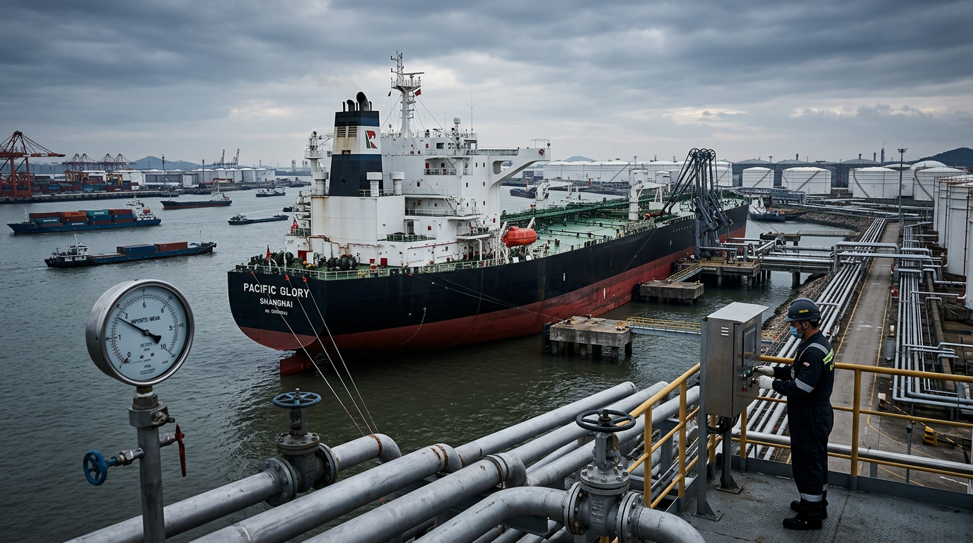 China's Crude Oil Imports: Weakest Levels Since 2016