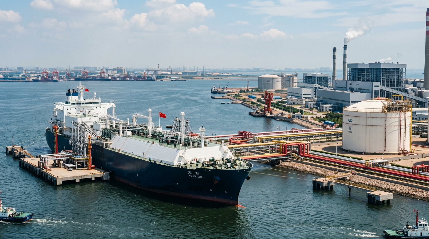 China's LNG Imports Surge Amidst Summer Power Demand