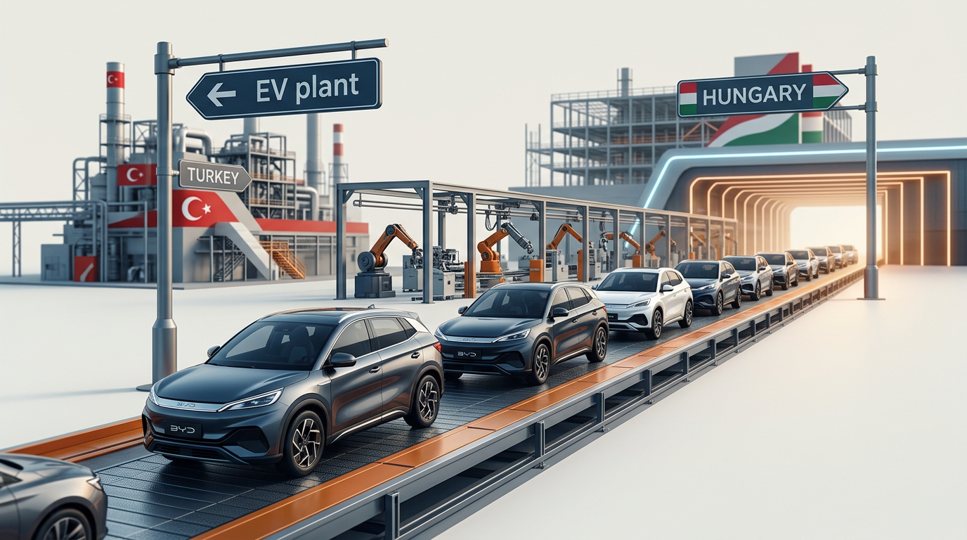 China-Turkey EV Row: BYD Shifts to Hungary, Strains Grow