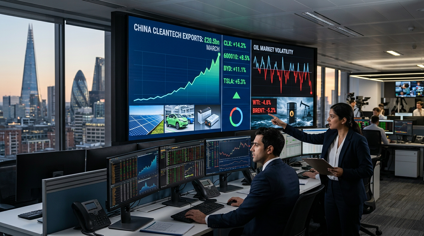 China's Cleantech Exports Soar Amidst Oil Market Volatility