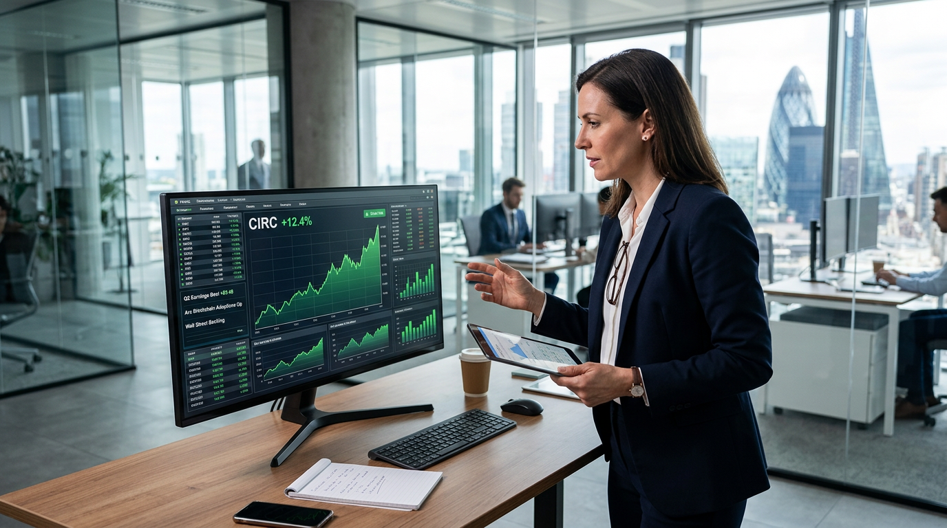 Circle Shares Soar as Earnings Beat & Arc Blockchain Gains Backing