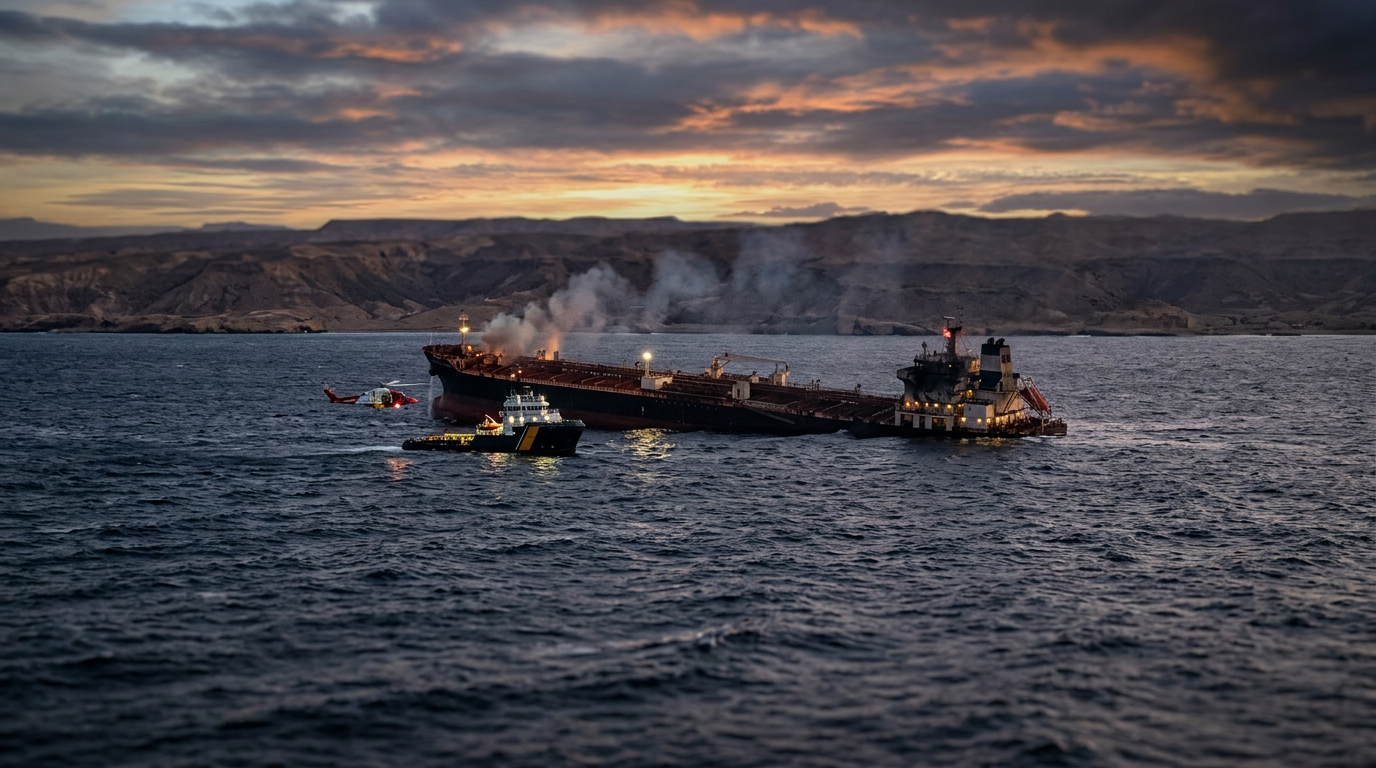 India-Flagged Tanker Sinks in Red Sea After Yemen Attack