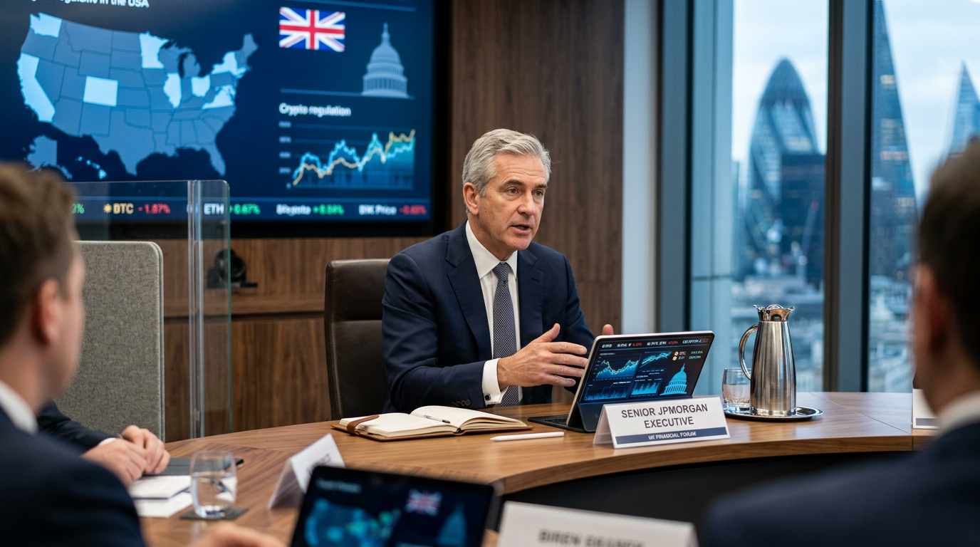 JPMorgan Backs US Crypto Bill, Warns of Digital Asset Risks