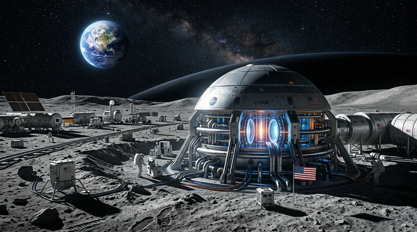 US Seeks Lunar Nuclear Reactor by 2028 for Moon Base