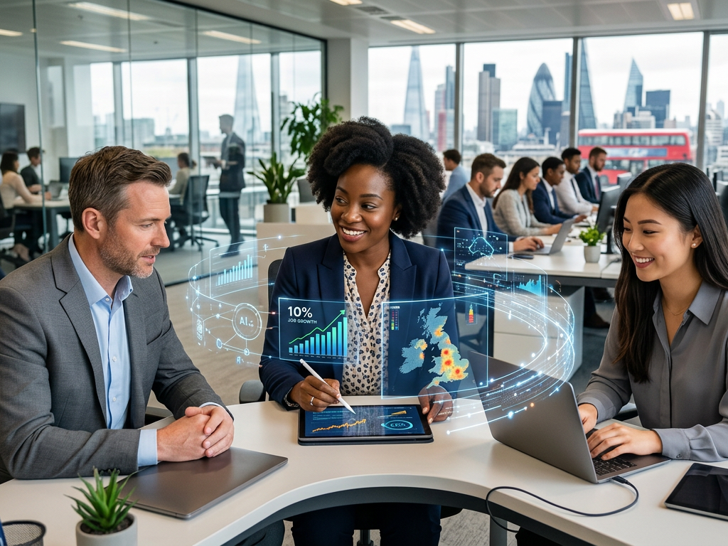 AI Investment Fuels UK Job Growth, Challenges Lay-off Fears