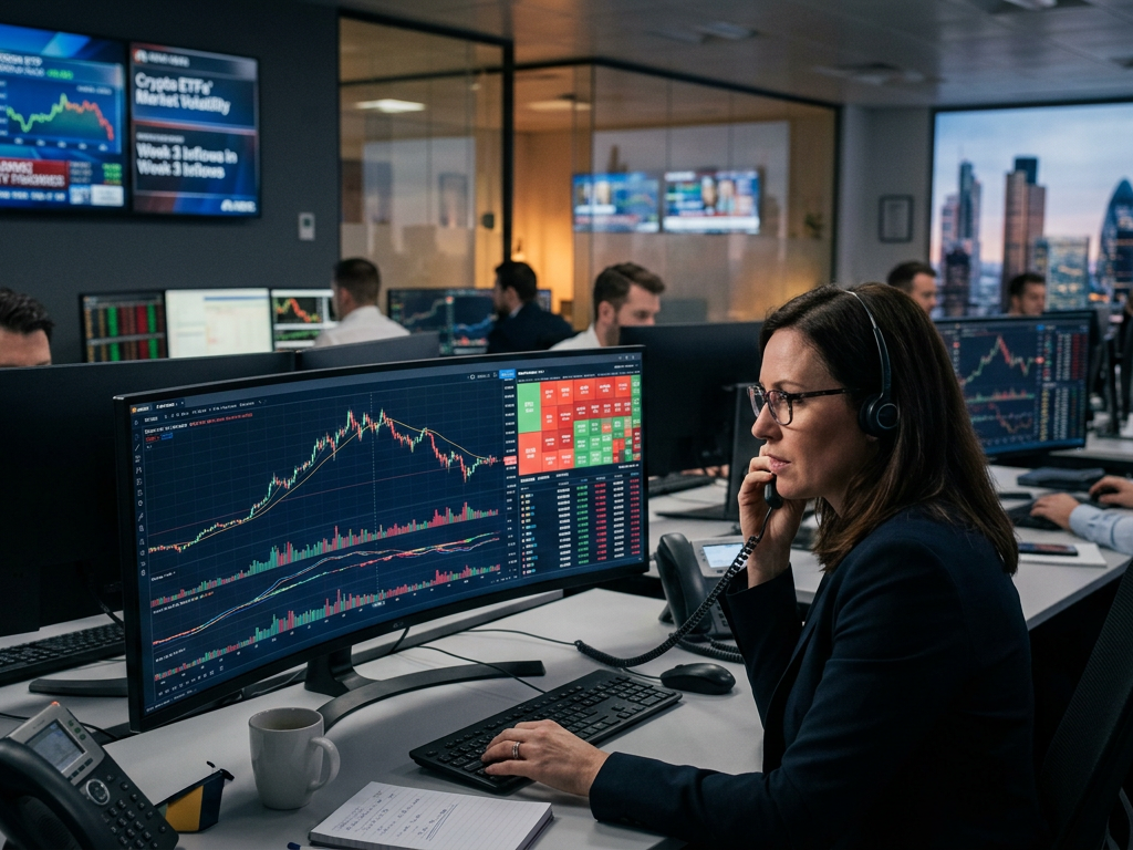 Bitcoin ETFs post third straight weekly inflows despite $465 million in late-week losses