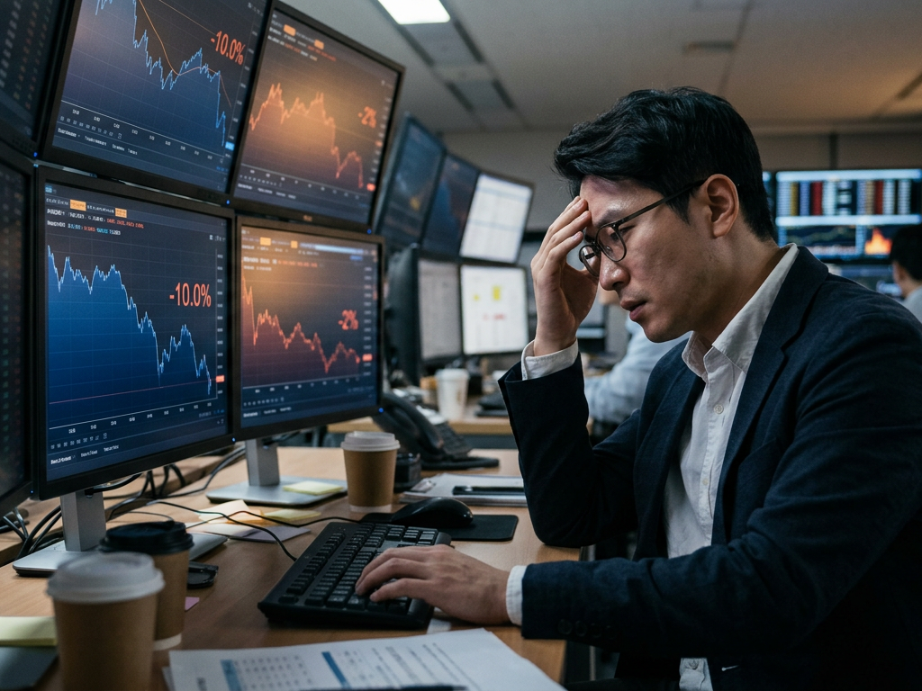 Bitcoin slides 2% after U.S. close while Korea’s Kospi plunges 10%