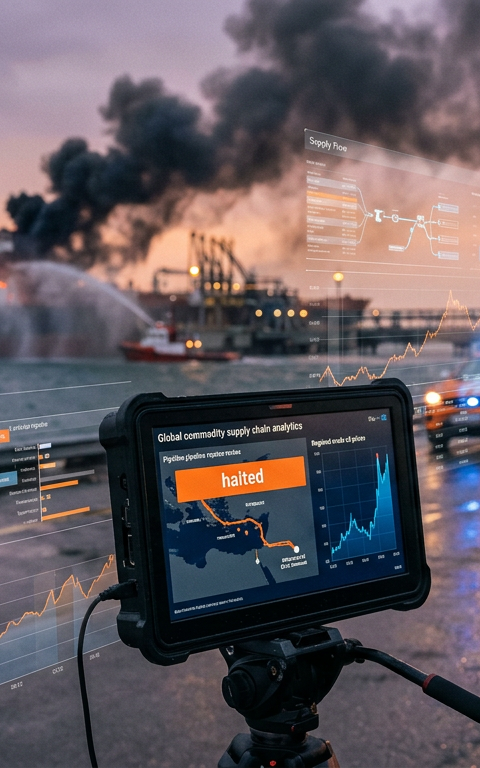 Drone Strike Halts Exports at Strategic Black Sea Oil Terminal