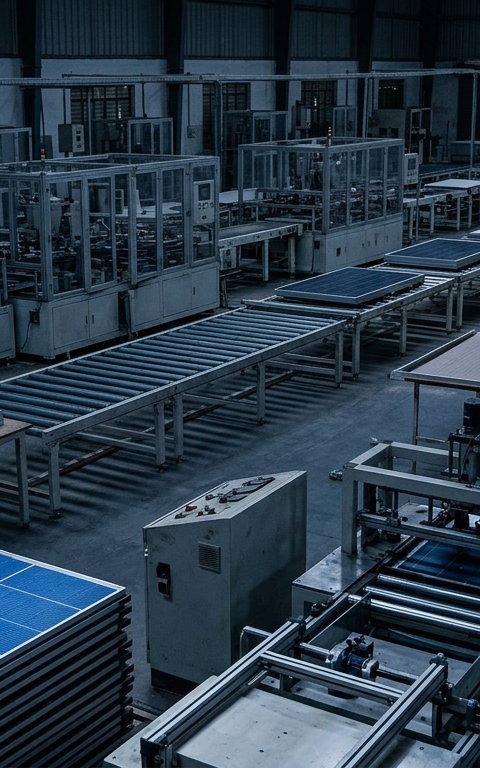 India’s Solar Manufacturing Push Backfires as Panel Factories Shut Down