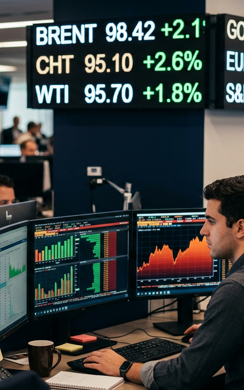 Oil Prices Climb Toward $100 as Red Sea Risks Rise