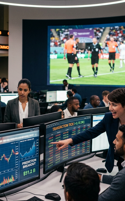 Prediction markets just crushed traditional sportsbooks in a massive $50 billion World Cup breakout