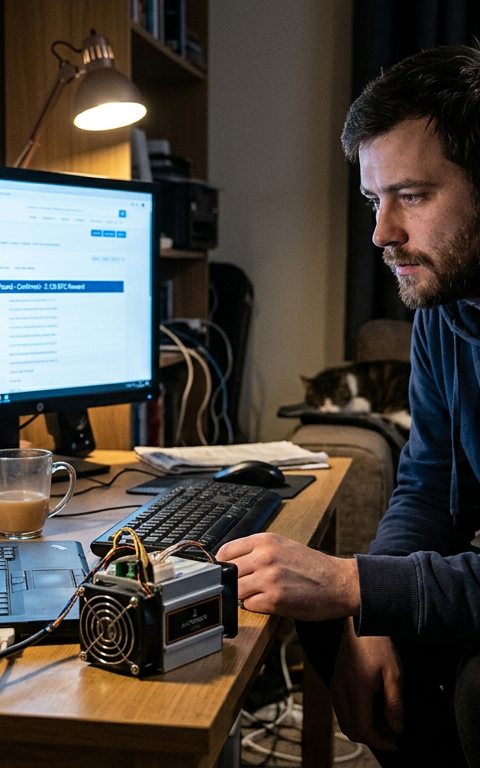 Solo bitcoin miner makes $200,000 using $150 equipment