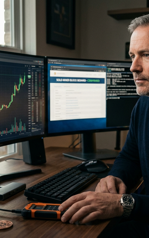 Solo Bitcoin miner nets $200,000 as Coldcard hardware wallet drains rocks sentiment