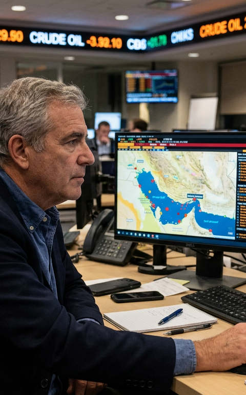 Strait of Hormuz Tanker Traffic Falls to Five-Week Low