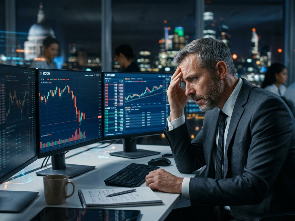 Bitcoin Hits £46k Low, Short Squeeze Looms for Crypto