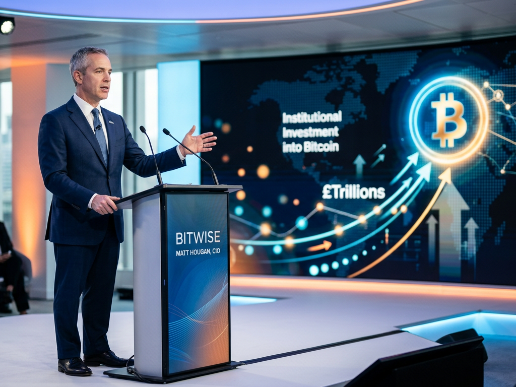 Bitwise CIO: £Trillions of Institutional Cash to Flow into Bitcoin