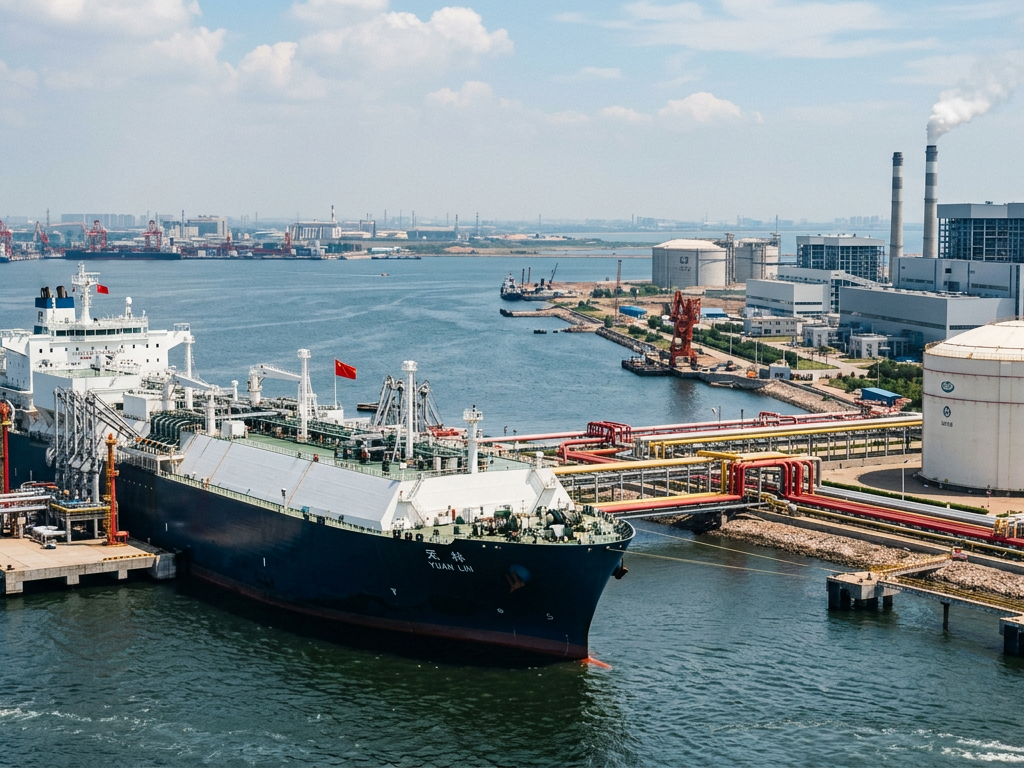 China's LNG Imports Surge Amidst Summer Power Demand