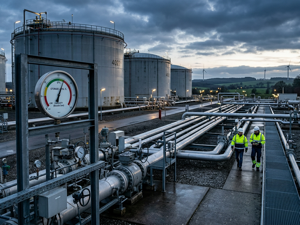 Europe's Gas Storage at Decade Low: Winter Energy Crisis?