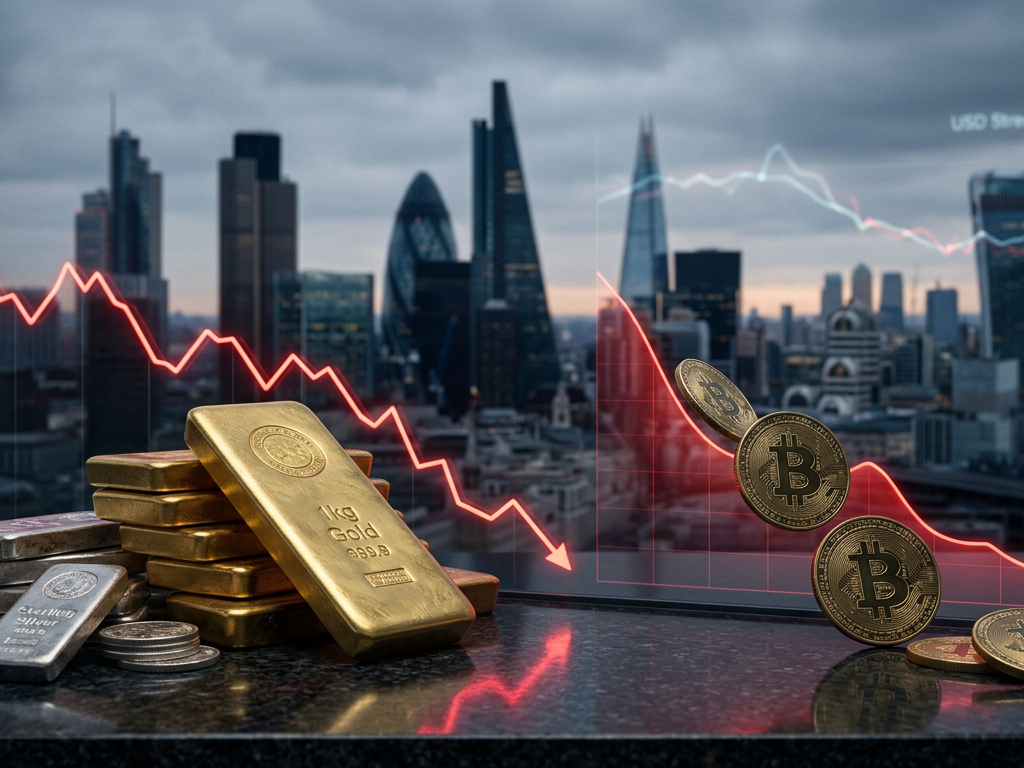 Gold, Silver, Bitcoin Sell-Off: Hawkish Fed Impact
