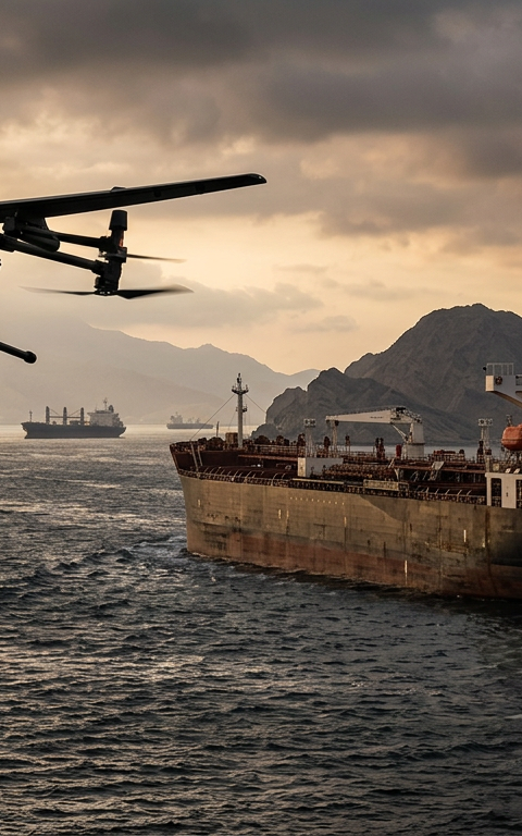 Hormuz Drone Strikes & Saudi Oil Cuts Spike Geopolitical Risk