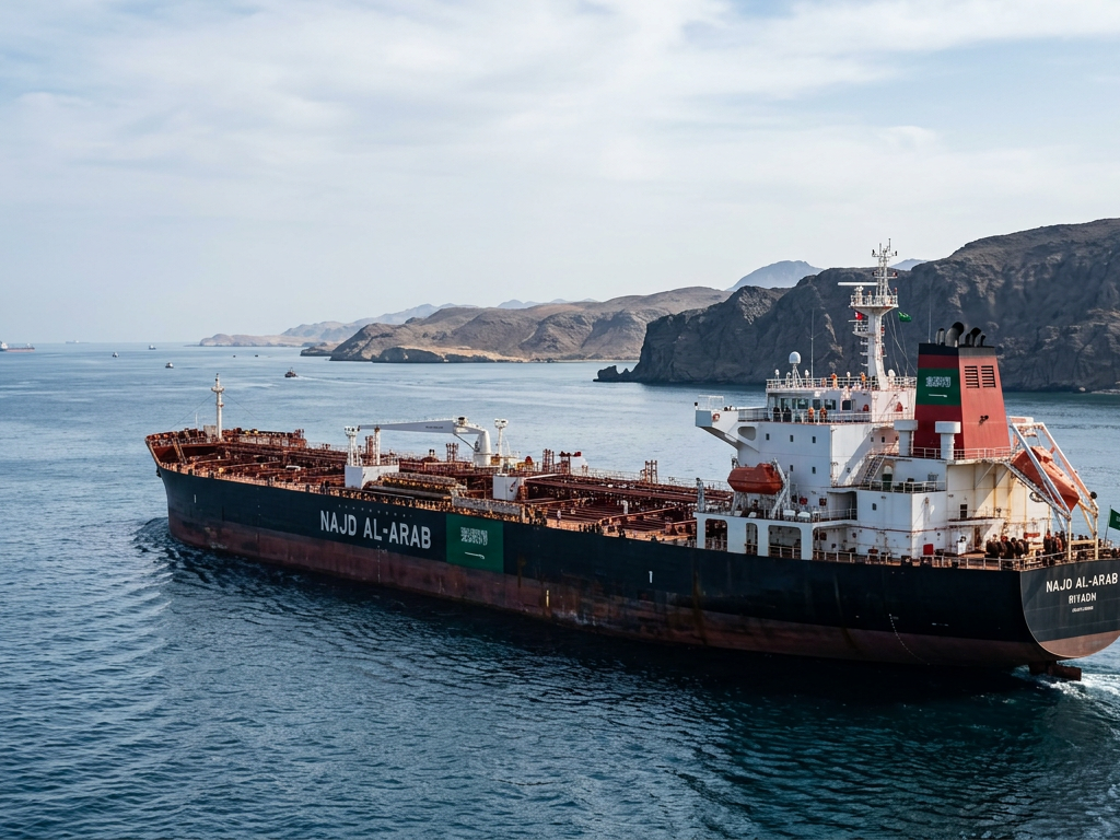 Saudi Oil Exports Surge via Hormuz Amidst Sparse Traffic