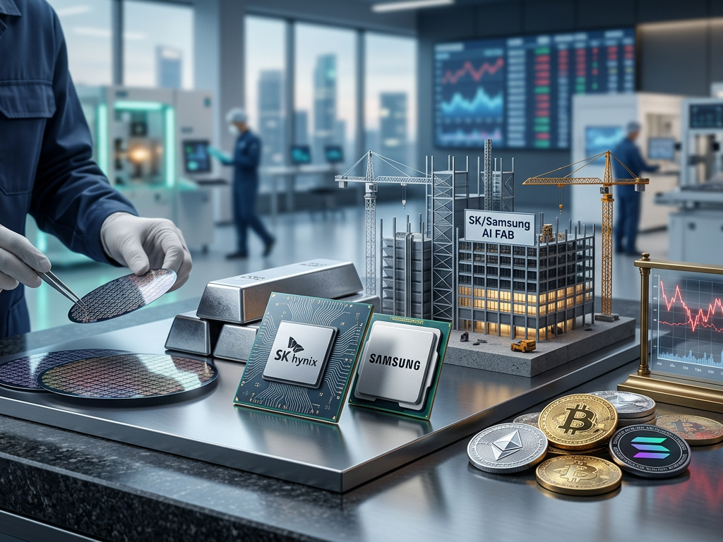 SK & Samsung's AI Chip Boost: Crypto's Capital Race