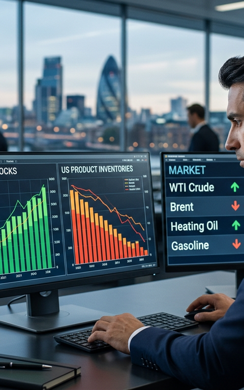 US Crude Stocks Rise, Product Inventories Dip Significantly