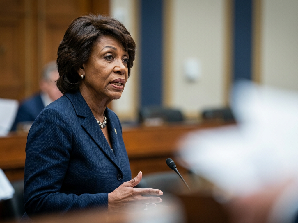 US Democrat Waters Challenges Crypto Inclusion in 401(k)s