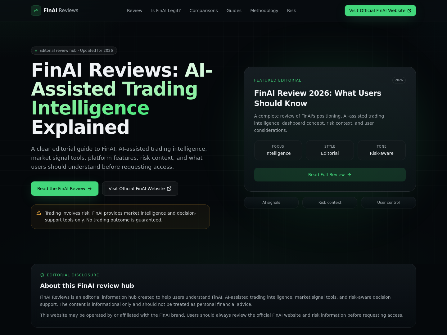 Finaireviews review banner